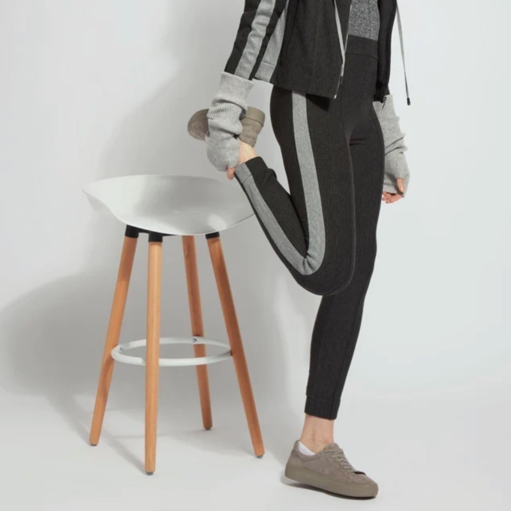 NWT Lysse Varick Elevated Track Pant in Charcoal Grey